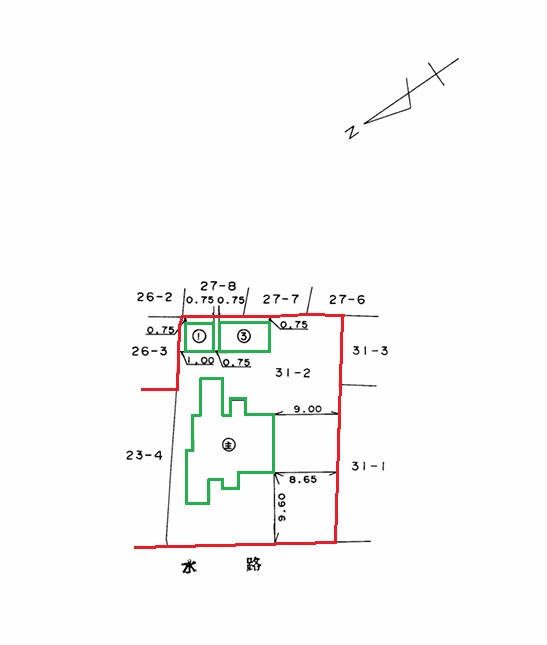 detached 山手一丁目11号三ノ辻31番2他1筆